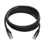TRIPP LITE TRIPPLITE Cat6 Gigabit Snagless Molded UTP Ethernet Cable RJ45 M/M Black 7ft. 2.13m (N201-007-BK)