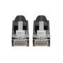 TRIPP LITE TRIPPLITE Cat6 Gigabit Snagless Molded UTP Ethernet Cable RJ45 M/M Black 7ft. 2.13m (N201-007-BK)