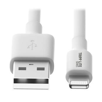 TRIPP LITE TRIPPLITE USB-A to Lightning Sync/ Charge Cable M/M MFi Certified White Data / power cable USB M to Lightning M 1m white (M100-003-WH)