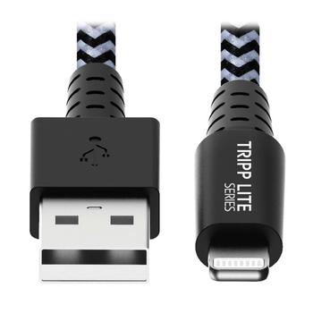 TRIPP LITE TRIPPLITE Heavy-Duty USB-A to Lightning Sync/ Charge Cable MFi Certified M/M USB 2.0 Lightning USBM to LightningM 90cm (M100-003-HD)