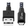 TRIPP LITE TRIPPLITE Heavy-Duty USB-A to Lightning Sync/ Charge Cable MFi Certified M/M USB 2.0 Lightning USBM to LightningM 90cm (M100-003-HD)