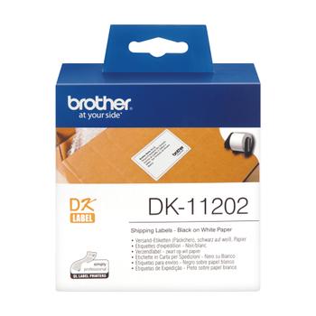 BROTHER DK-11202 - Black on white - 62 x 100 mm 300 label(s) (1 roll(s) x 300) shipping labels - for Brother QL-1050, 1060, 500, 550, 560, 570, 580, 600, 650, 700, 710, 720, 820 (DK11202)