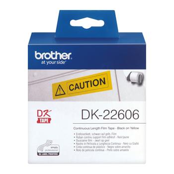 BROTHER Label tape/ yellow 62mmx15.24m f QL-serie (DK22606)