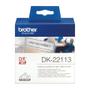 BROTHER P-Touch DK-22113 transparant continue length film 62mm x 15.24m (DK22113)