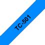 BROTHER Svart, blå - Rulle (1,2 cm x 7,7 m) 1 stk band för skrivare - för P-Touch PT-15, PT-20, PT-2000, PT-3000, PT-500, PT-5000, PT-6, PT-8, PT-8E