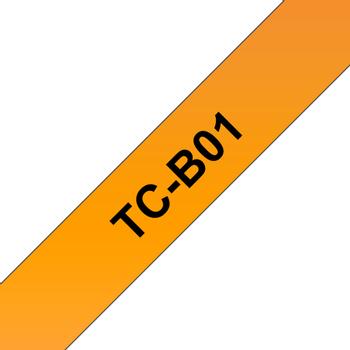 BROTHER TC-B01/ tape/ orange/ black/ 12mm/ 6.7m (TCB01)
