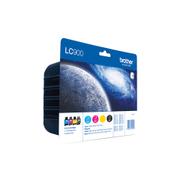 Brother LC900Valuepack - 4-pack - svart, gul, cyan, magenta - original - blekkpatron