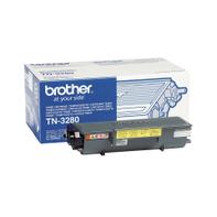 Brother TN3280 - svart - original - tonerpatron