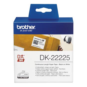 BROTHER Etikett 38mm x 30,48m Hvit (DK-22225)