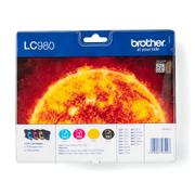 BROTHER FP Brother LC980 Value Pack, Black (300sid.), Cyan, Magenta, Yellow (260sid.)