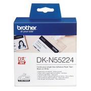 Brother Label DKN55224 DK-tape roll paper without glue, black on white, 54mm x 30,48m