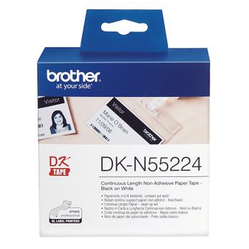 BROTHER labels 54mmx30, 48m without glue white paper (DK-N55224)