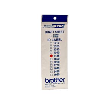 BROTHER ID1438 - 14 x 38 mm 12 etikett (er) stämpel-ID-etiketter - för StampCreator PRO SC-2000, PRO SC-2000USB (ID1438)