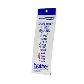 BROTHER ID4090 - 40 x 90 mm 12 etikett (er) stämpel-ID-etiketter (ID4090)