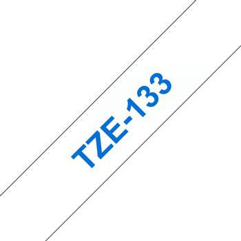 BROTHER P-Touch TZE-133 blue on clear 12mm (TZE133)