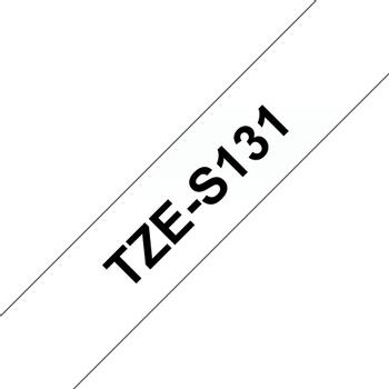 BROTHER 12MM Black On Clear Strong Adhes (TZES131)