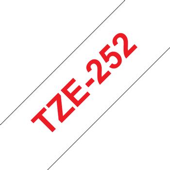 BROTHER TZe tape 24mmx8m red/white (TZE-252)