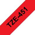 TZe tape 24mmx8m black/red