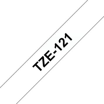 Brother TZe tape 9mmx8m black/ clear (TZE121)