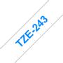 BROTHER TZe-243 - Standard adhesive - blue on white - Roll (1.8 cm x 8 m) 1 cassette(s) laminated tape - for Brother PT-D600, P-Touch PT-1880, D450, E550, E800, P900, P950, P-Touch Cube Plus PT-P710