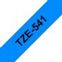 BROTHER P-Touch TZE-541 black on blue 18mm