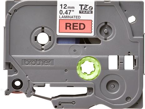 BROTHER P-TOUCH TAPE 12MM BLACK/RED (TZ-431)