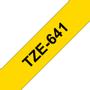 BROTHER Black On Yellow Label Tape 18mm x 8m - TZE641