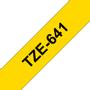 BROTHER Tape BROTHER TZe-641 18mmx8m sort/gul (TZE-641)