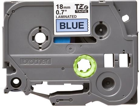 BROTHER Black On Blue Label Tape 18mm x 8m - TZE541 (TZE541)