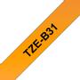 BROTHER TZe tape 12mmx8m black/ neon orange