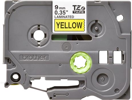 Brother P-TOUCH TAPE 9MM BLACK/ YELLOW (TZ-621)