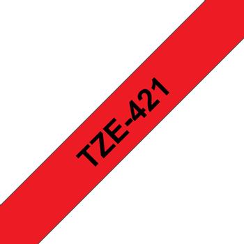 BROTHER TZe tape  9mmx8m black/red (TZE421)