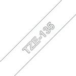 Brother 12MM White On Clear Tape (TZE-135)