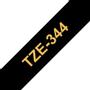 BROTHER 18MM Gold On Black Tape