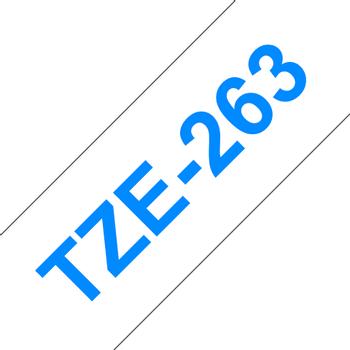 BROTHER 36MM Blue On White Tape (TZE263)