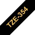 24 mm gold on black satin ribbon (4 meter)