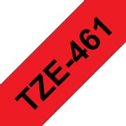 BROTHER Black On Red Label Tape 36mm x 8m - TZE461