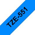 P-Touch TZE-551 black on blue 24mm