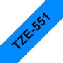 BROTHER TZe tape 24mmx8m black/ blue (TZE-551)