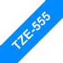 BROTHER 24MM White On Blue Tape (TZE555)