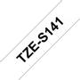 BROTHER TZe-S141 - Extra strength adhesive - black on clear - Roll (1.8 cm x 8 m) 1 cassette(s) laminated tape - for Brother PT-D600, P-Touch PT-D410, D450, D460, D610, D800, E310, E550, P900, P950
