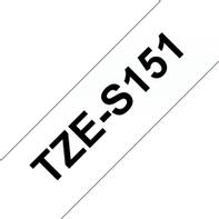 Brother TZe-S151 - laminert teip - 1 kassett(er) - Rull (2,4 cm x 8 m)