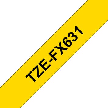 Brother TZe-FX631 - fleksibel ID-tape - 1 kassett(er) - Rull (1,2 cm x 8 m) (TZEFX631)