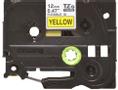 BROTHER 12MM Black On Yellow Flexible ID