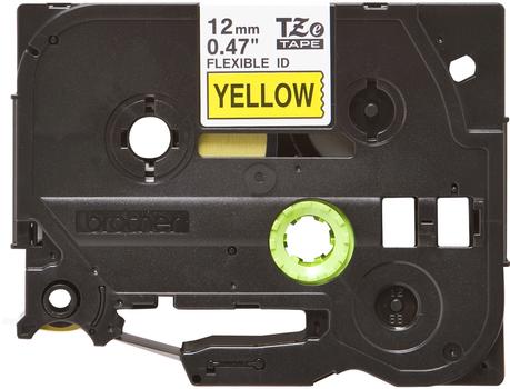 BROTHER TZe-FX631 - Black on yellow - Roll (1.2 cm x 8 m) 1 cassette(s) flexible ID tape - for Brother PT-D210, D600, H110, P-Touch PT-1005, D200, D410, D450, D460, D610, E550, P300 (TZEFX631)