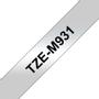 BROTHER Tape TZE-M931 12mm Black on Matte Silver