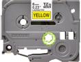 BROTHER TZE-611 labelprinter-tape Zwart op geel