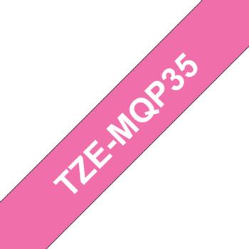 BROTHER Tape BROTHER TZEMQP35 12mmx5m hv/ rosmatt (TZEMQP35)