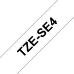 Brother 18MM Black On White Security Tape (TZESE4)