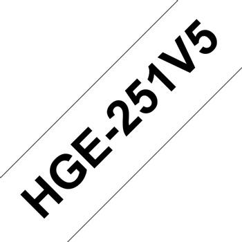 BROTHER HG 24mm sort p.hvid  PT-9500PC (5) (HGE251V5)